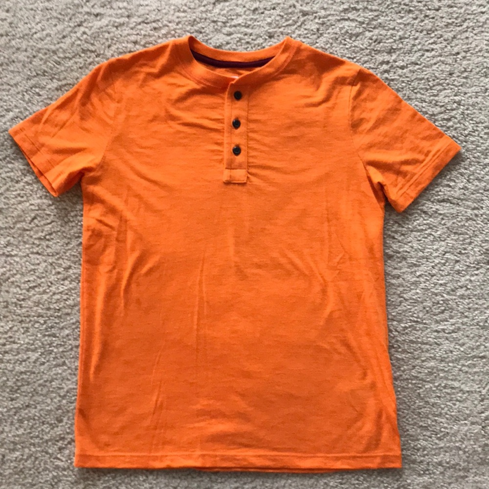 Old Navy Boys Henley Short Sleeve Tee - Picture 1 of 4